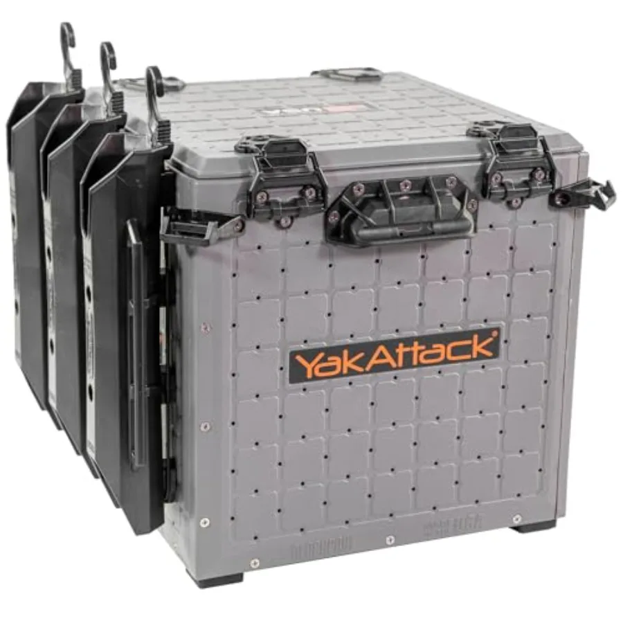Pak Pro 13" x 13" Fishing Crate with 3 Rod Holders - Compact Tackle Storage Box and Gear Organizer for Kayaks Lightweight, Dura
Pak Pro 13" x 13" Fishing Crate with 3 Rod Holders - Compact Tackle Storage Box and Gear Organizer for Kayaks Lightweight, Dura