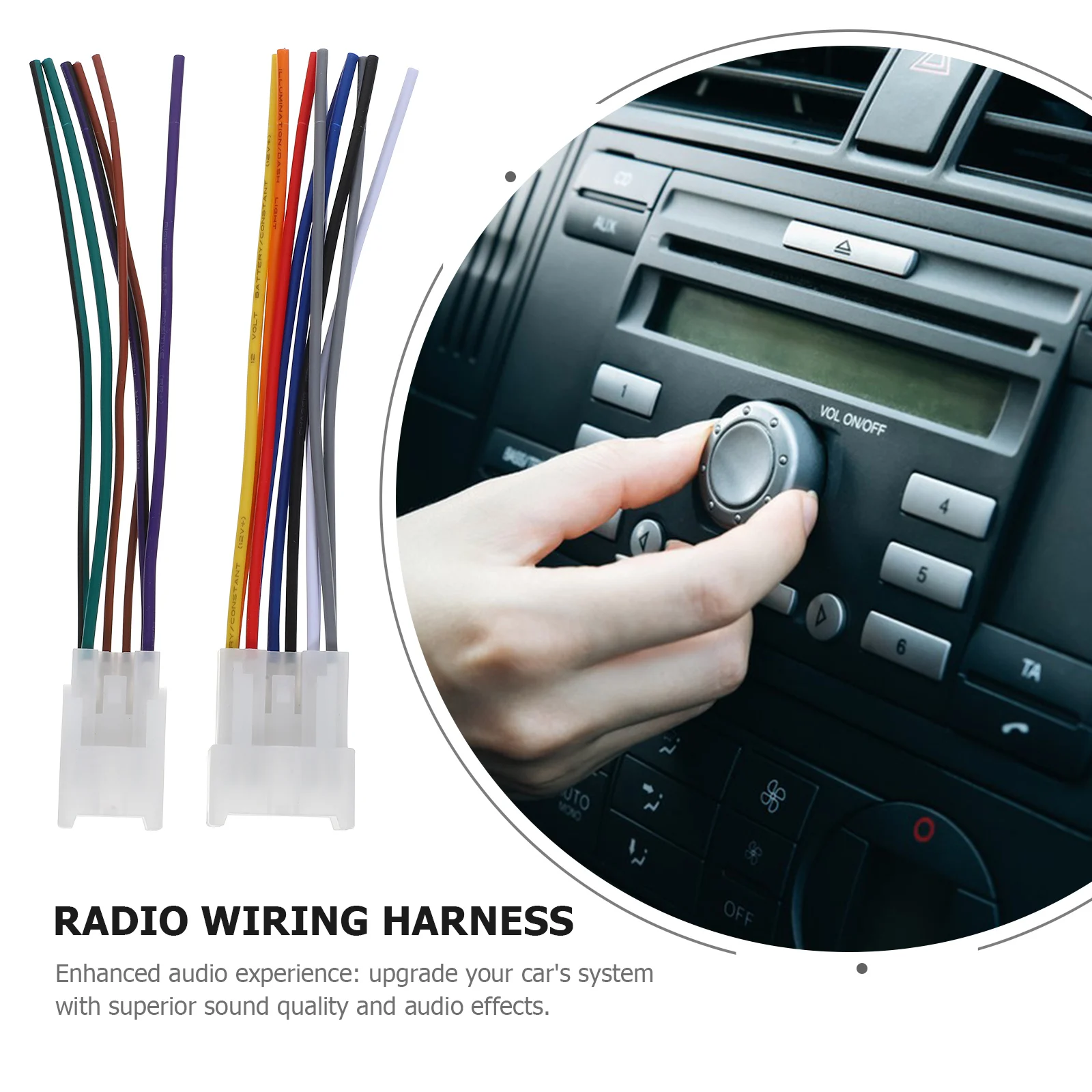 Tail Line Car Audio Plug Radio Wire Harness Plastic Wiring for Stereo Automotive
Tail Line Car Audio Plug Radio Wire Harness Plastic Wiring for Stereo Automotive
