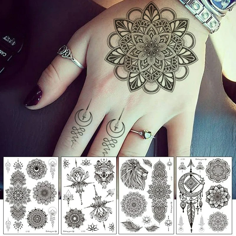 Black mandala Temporary Tattoos,Tattoo Stickers,Waterproof Long-Lasting,Fake Tattoo,body art for men and women
Black mandala Temporary Tattoos,Tattoo Stickers,Waterproof Long-Lasting,Fake Tattoo,body art for men and women