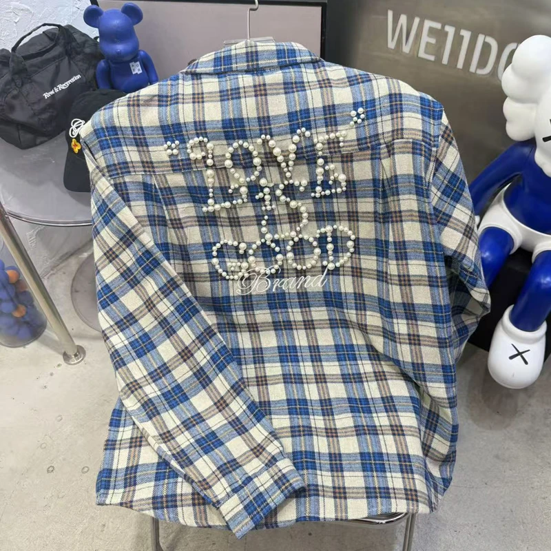 Прозрачная синяя клетчатая повседневная рубашка GOODBRAND Рубашки Топы Классический модный стиль Высокое качество Мужская женская хорошая длинная рубашка
Прозрачная синяя клетчатая повседневная рубашка GOODBRAND Рубашки Топы Классический модный стиль Высокое качество Мужская женская хорошая длинная рубашка