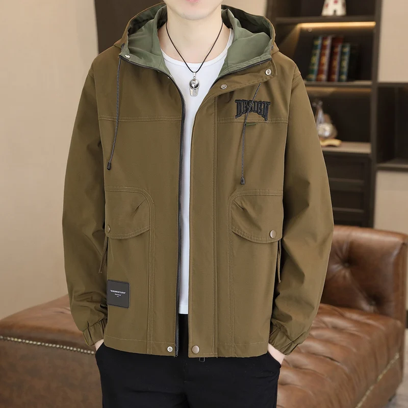 Men's Faionable Thin Jaet 2025 Spring Autumn Casual Hooded Versatile Youth Outerwear Stand Fit Embroidered Polyester
Men's Faionable Thin Jaet 2025 Spring Autumn Casual Hooded Versatile Youth Outerwear Stand Fit Embroidered Polyester