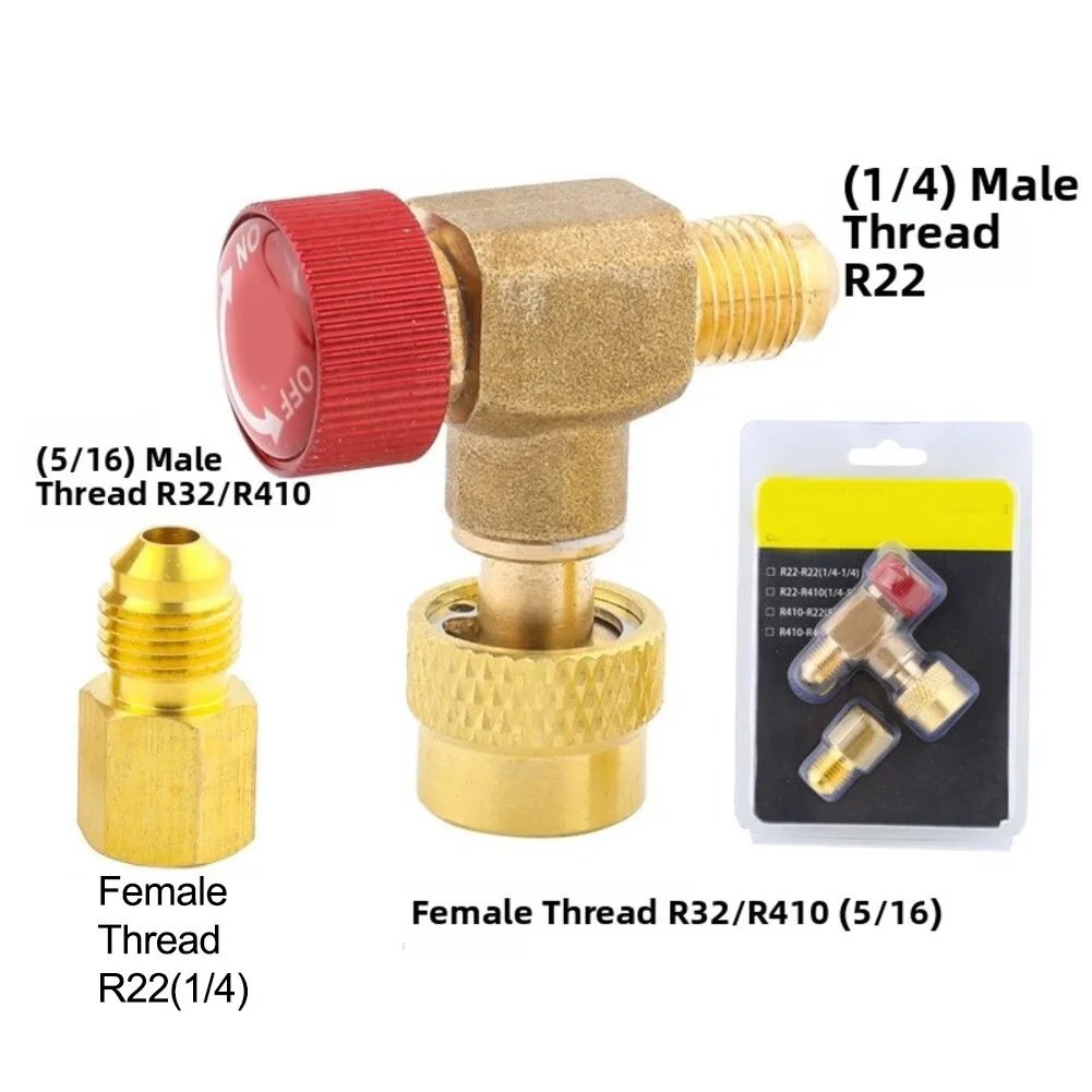 HVFor AC Control Valve Kit Brass Red Blue for For AC Manifold Split Designed for R410A R134A R22 R32 R404A R407C Systems
HVFor AC Control Valve Kit Brass Red Blue for For AC Manifold Split Designed for R410A R134A R22 R32 R404A R407C Systems