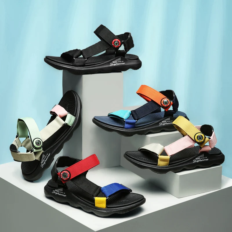 Новые детские сандалии Four Seasons, модная мужская и женская спортивная обувь, уличная пляжная обувь, детская нескользящая обувь, спортивная обувь
Новые детские сандалии Four Seasons, модная мужская и женская спортивная обувь, уличная пляжная обувь, детская нескользящая обувь, спортивная обувь