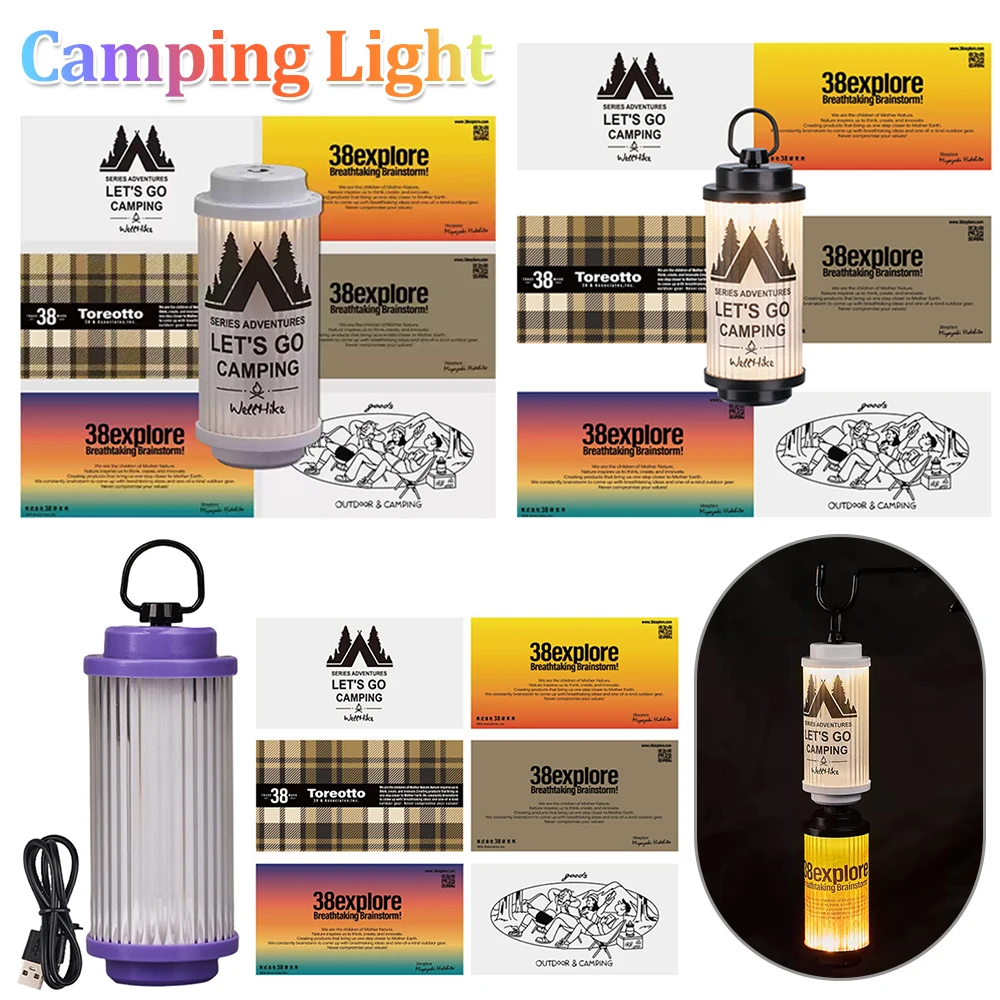 LED Camping Light with Magnetic 8 Explore Lights Rechargeable Handheld Emergency Tent Lighting Lamp for Outdoor Camping Hiking
LED Camping Light with Magnetic 8 Explore Lights Rechargeable Handheld Emergency Tent Lighting Lamp for Outdoor Camping Hiking