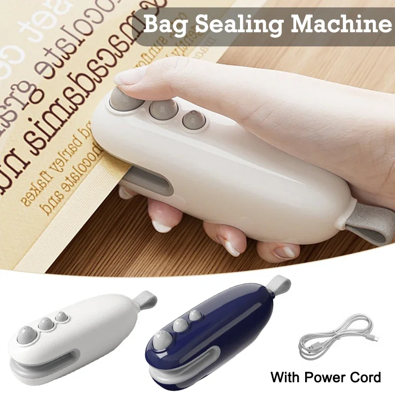 USB Charging Mini Sealing Machine Handheld Plastic Bag Sealing Machine 2In1 Heat Sealer Machine for Snacks Fruit Spices Bags 
USB Charging Mini Sealing Machine Handheld Plastic Bag Sealing Machine 2In1 Heat Sealer Machine for Snacks Fruit Spices Bags
