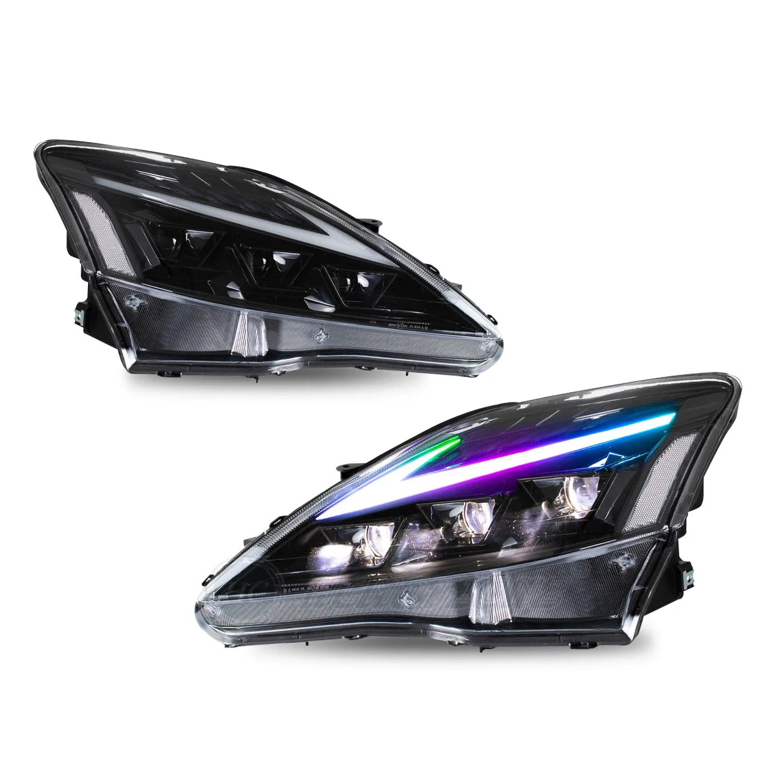 HCMOTIONZ Высококачественные передние фонари RGB со светодиодной подсветкой, новая анимация Start UP DRL IS250 IS350 ISF 200d 2006-2013, головные фонари для Lexus IS
HCMOTIONZ Высококачественные передние фонари RGB со светодиодной подсветкой, новая анимация Start UP DRL IS250 IS350 ISF 200d 2006-2013, головные фонари для Lexus IS