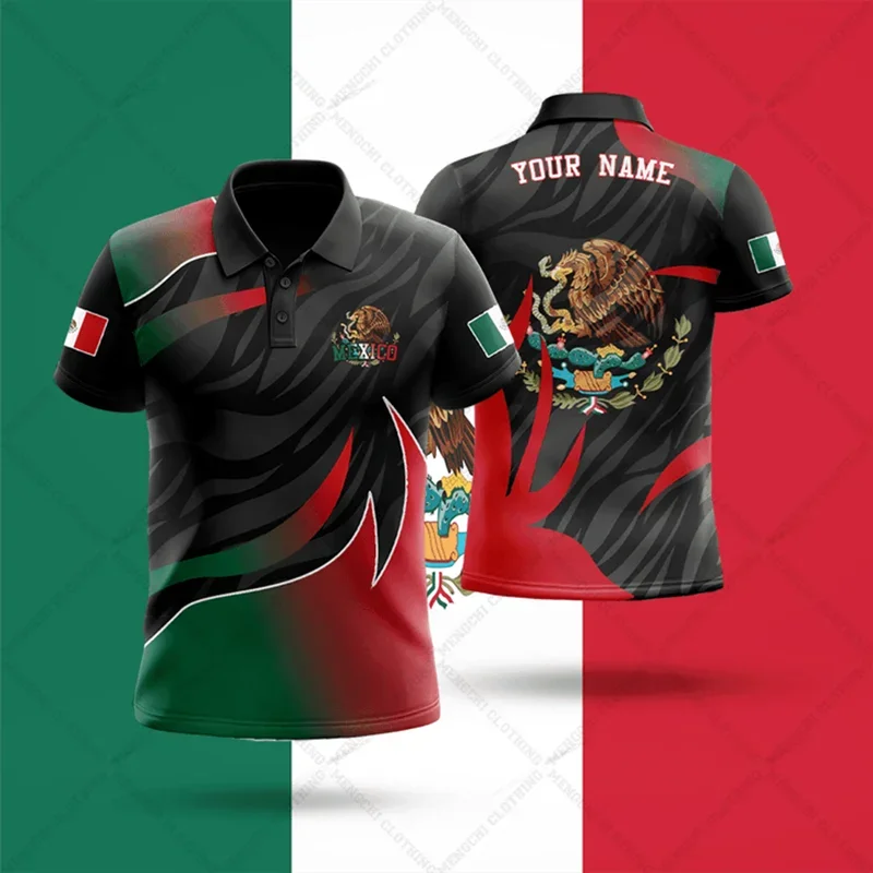 Customized Mexico Fire Pattern Football Polo Shirts Summer Casual Streetwear Men's Fashion Loose Jersey Oversized Sportswear
Customized Mexico Fire Pattern Football Polo Shirts Summer Casual Streetwear Men's Fashion Loose Jersey Oversized Sportswear
