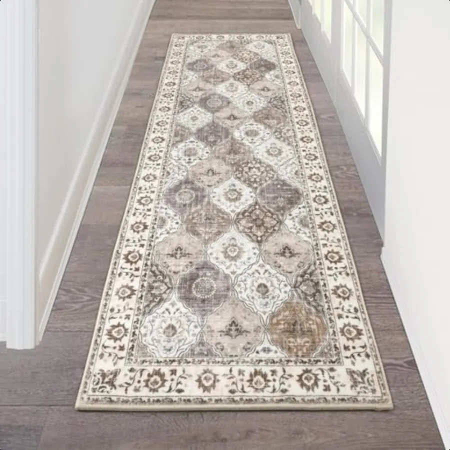 HEBE Hallway Runner Rug 2'x6' Washable Distred Area Rugs Non Slip Laundry Rug Runner Boho Floor Carpet Runners for Hallways En
HEBE Hallway Runner Rug 2'x6' Washable Distred Area Rugs Non Slip Laundry Rug Runner Boho Floor Carpet Runners for Hallways En