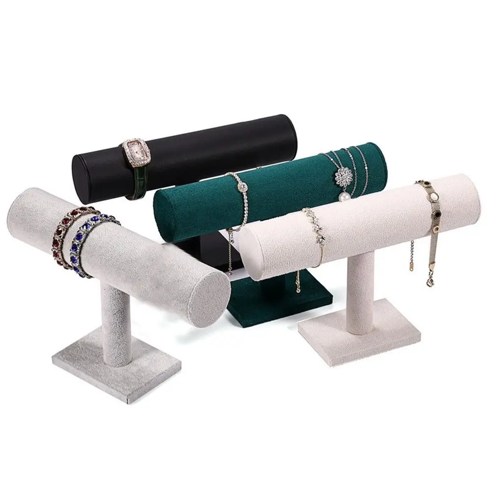 Trendy Leather Niche Design Velvet Girl Gift Bracelet Storage Rack Watch Display Stand Necklace Holder Jewelry Display Stand
Trendy Leather Niche Design Velvet Girl Gift Bracelet Storage Rack Watch Display Stand Necklace Holder Jewelry Display Stand