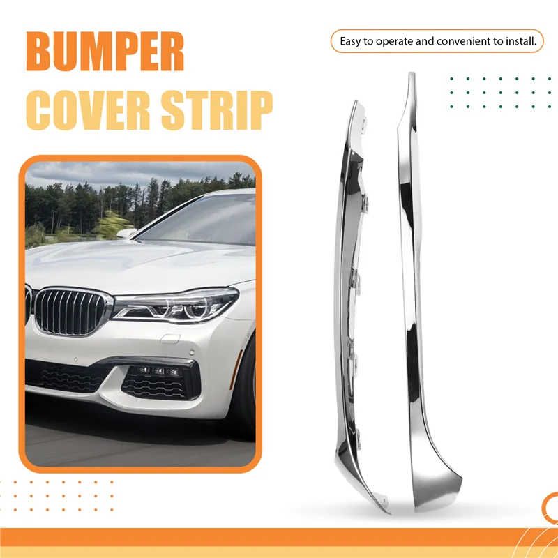 ABXN-High Configuration Front Bumper Grille Molding Trim For BMW 7 Series G12 G11 2016-2018 51117369893 51117369894
ABXN-High Configuration Front Bumper Grille Molding Trim For BMW 7 Series G12 G11 2016-2018 51117369893 51117369894