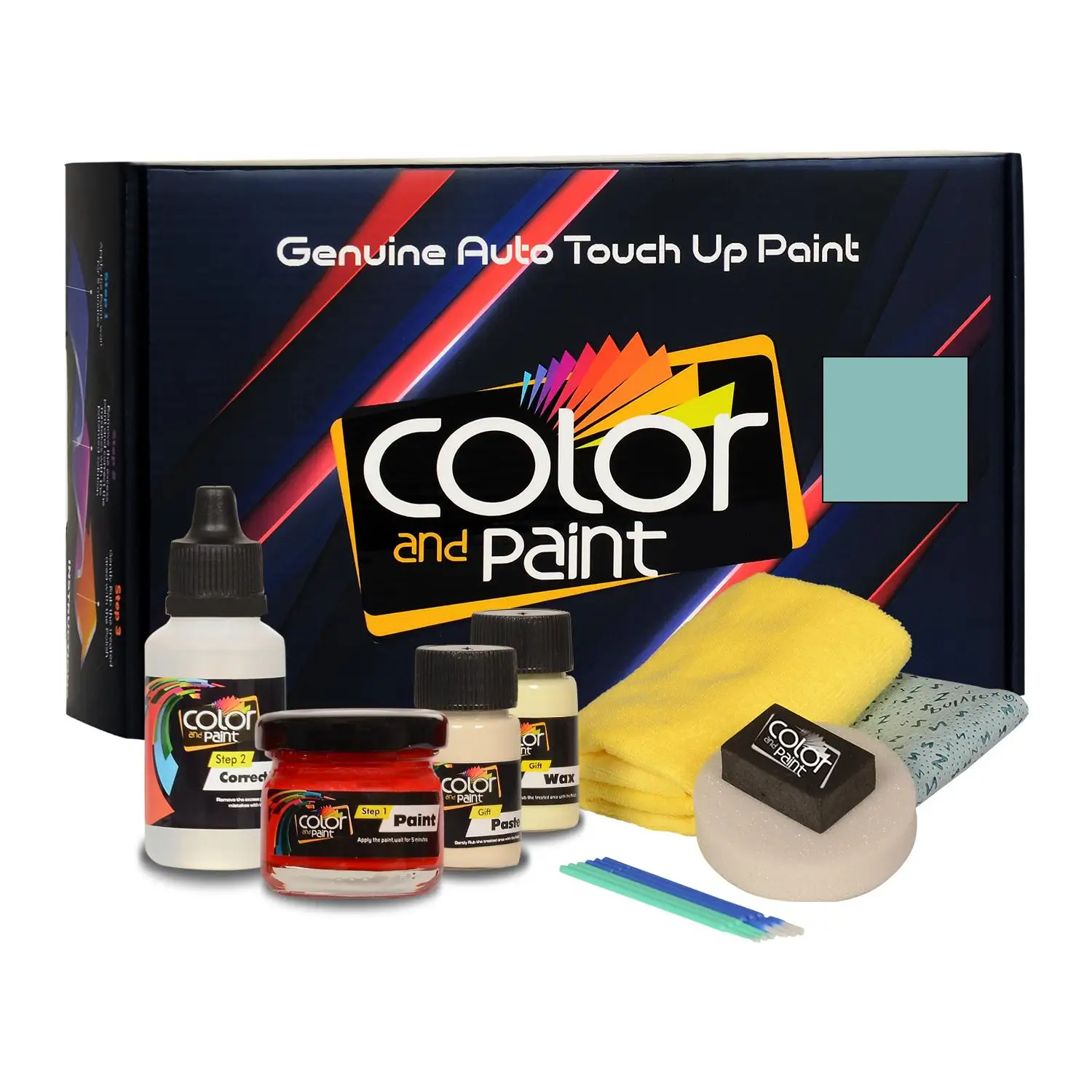 Color and Paint compatible with Piaggio Motorcycle Touch Up Paint - PIAGGIO AZZURRO EGEO - 408 - Basic Care
Color and Paint compatible with Piaggio Motorcycle Touch Up Paint - PIAGGIO AZZURRO EGEO - 408 - Basic Care