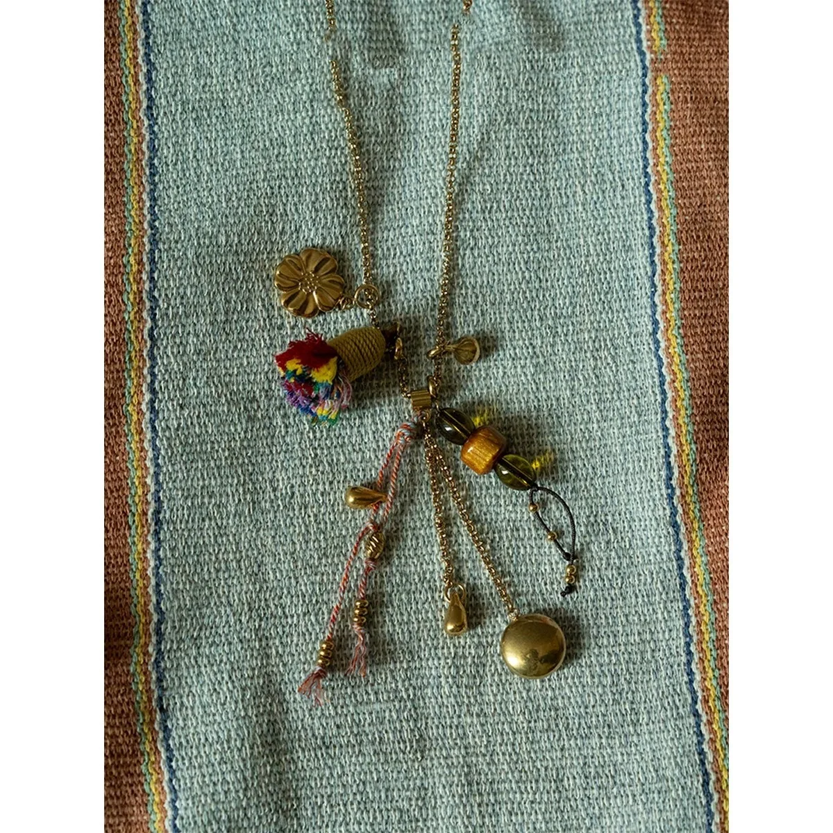 Romantic Retro Free Color Tassel Bohemian Style Features Multiple Pendant Long Chain 2024 Autumn/winter New Item
Romantic Retro Free Color Tassel Bohemian Style Features Multiple Pendant Long Chain 2024 Autumn/winter New Item