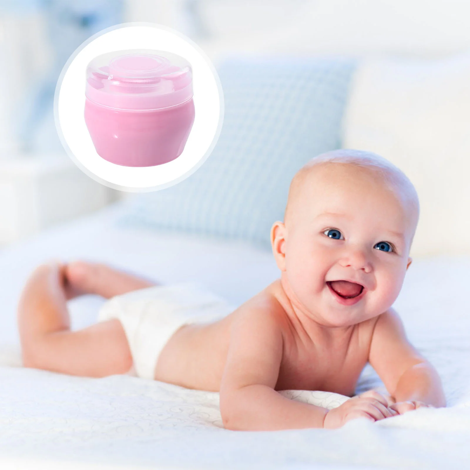 2 Sets Baby Powder Talcum Puff Makeup Box after Bath Pp Plastic for Body Toddler Man
2 Sets Baby Powder Talcum Puff Makeup Box after Bath Pp Plastic for Body Toddler Man