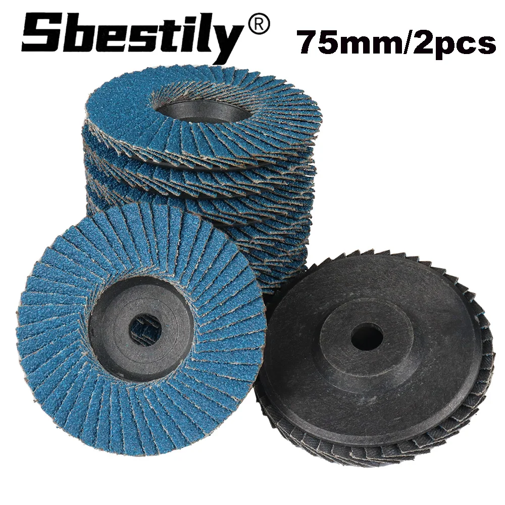 2pcs 3 inch Flat Flap Discs Mini Grinder Angle Grinder Accessories Polishing Wheel Abrasive Tool for Metal Wood PVC Polishing
2pcs 3 inch Flat Flap Discs Mini Grinder Angle Grinder Accessories Polishing Wheel Abrasive Tool for Metal Wood PVC Polishing