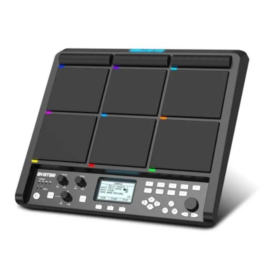 Electronic Tabletop Digital Drum Set for Live Performance with 1000 Built-in Sounds 32GB Storage Onboard FX Customizable LEDs B
Electronic Tabletop Digital Drum Set for Live Performance with 1000 Built-in Sounds 32GB Storage Onboard FX Customizable LEDs B