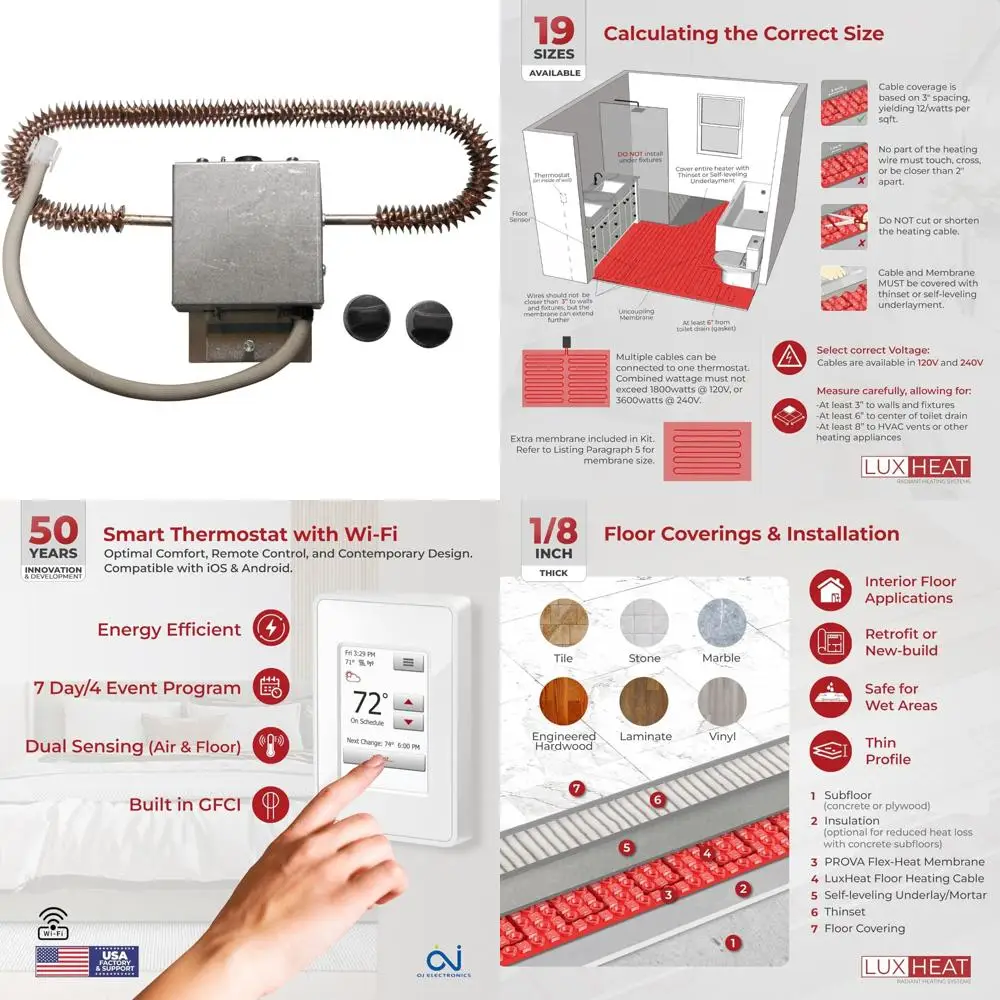 Electric Heat Kit for Ceiling Assemblies - Heat-Ready Installation Solution
Electric Heat Kit for Ceiling Assemblies - Heat-Ready Installation Solution