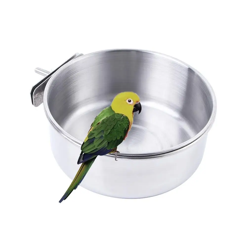 Small Animals Pet Hanging Clamp-on Food Dish Hamster Parrot Feeding Bowl Water Drinker Bird Feeder Cage Cup
Small Animals Pet Hanging Clamp-on Food Dish Hamster Parrot Feeding Bowl Water Drinker Bird Feeder Cage Cup