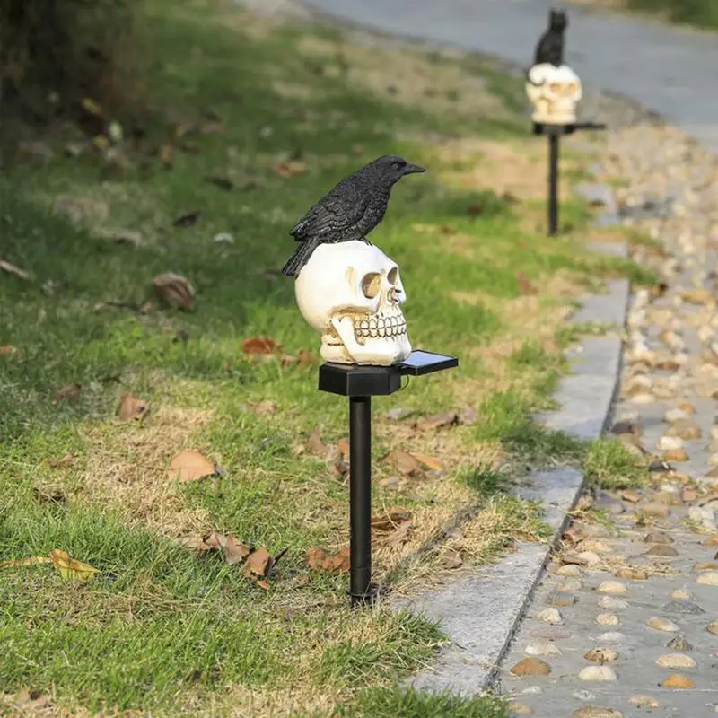 Outdoor Solar Lights Solar Path Lights Auto-on/off Waterproof Resin Skull Head Cartoon Animal Lamp For Poolside Balcony Patio
Outdoor Solar Lights Solar Path Lights Auto-on/off Waterproof Resin Skull Head Cartoon Animal Lamp For Poolside Balcony Patio