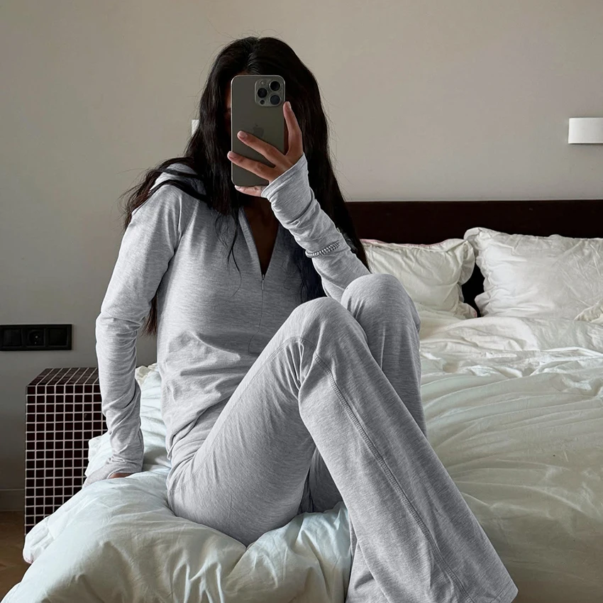 Linad Sexy Casual Outfit Woman Summer Long Sleeve Set Hooded Sets Pants Woman Clothes Two Piece Pullover Sweatshirts Solid Color
Linad Sexy Casual Outfit Woman Summer Long Sleeve Set Hooded Sets Pants Woman Clothes Two Piece Pullover Sweatshirts Solid Color