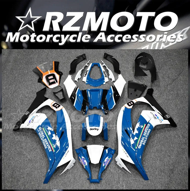 Комплект обтекателей для мотоцикла из АБС-пластика, 4 подарка, подходит для Kawasaki ZX10R 2011 2012 2013 2014 11 12 13 14 15, комплект кузова синего и белого цвета
Комплект обтекателей для мотоцикла из АБС-пластика, 4 подарка, подходит для Kawasaki ZX10R 2011 2012 2013 2014 11 12 13 14 15, комплект кузова синего и белого цвета