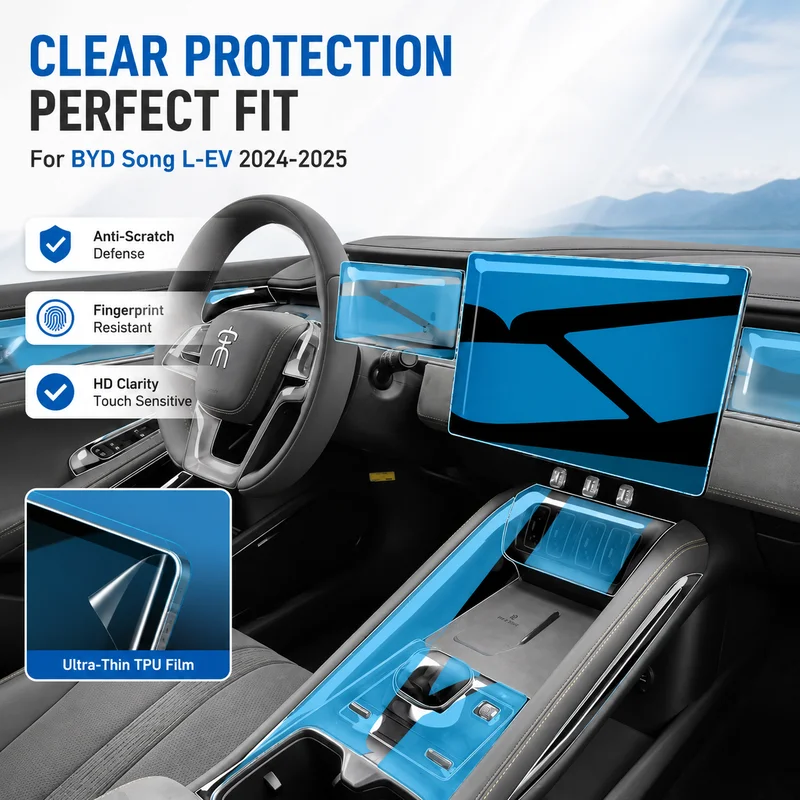 Center Console Screen Protector For BYD Song L-EV 2024-2025 TPU Interior Protection Film Car Accessories, Replacement Parts
Center Console Screen Protector For BYD Song L-EV 2024-2025 TPU Interior Protection Film Car Accessories, Replacement Parts