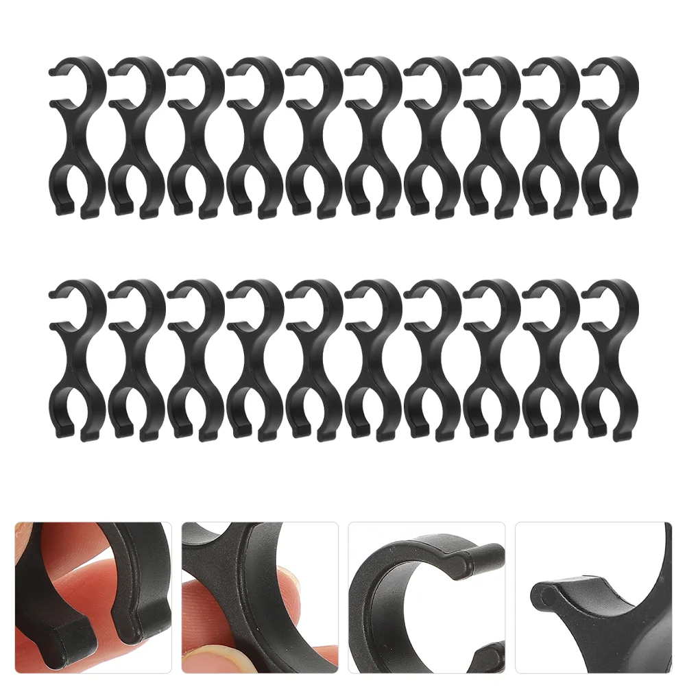 20 Pcs Hiking Sticks Alpenstock Accessories Walking Clips Carabiner Black Plastic Climbing
20 Pcs Hiking Sticks Alpenstock Accessories Walking Clips Carabiner Black Plastic Climbing