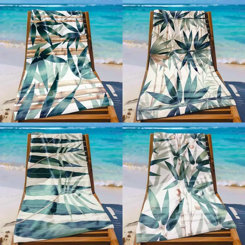 Beach Breeze Leaf Pattern Towel Patterned Sunscreen And Windproof Suitable For Swimming Pool Camping Travel Blanket
Beach Breeze Leaf Pattern Towel Patterned Sunscreen And Windproof Suitable For Swimming Pool Camping Travel Blanket