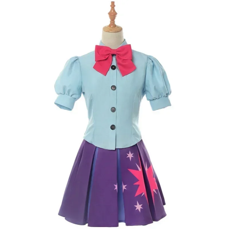 Twilight Sparkle Costume Human Dress Cosplay Costume Sailor Shirt Short Dress Halloween Carnival Party Uniform Set
Twilight Sparkle Costume Human Dress Cosplay Costume Sailor Shirt Short Dress Halloween Carnival Party Uniform Set