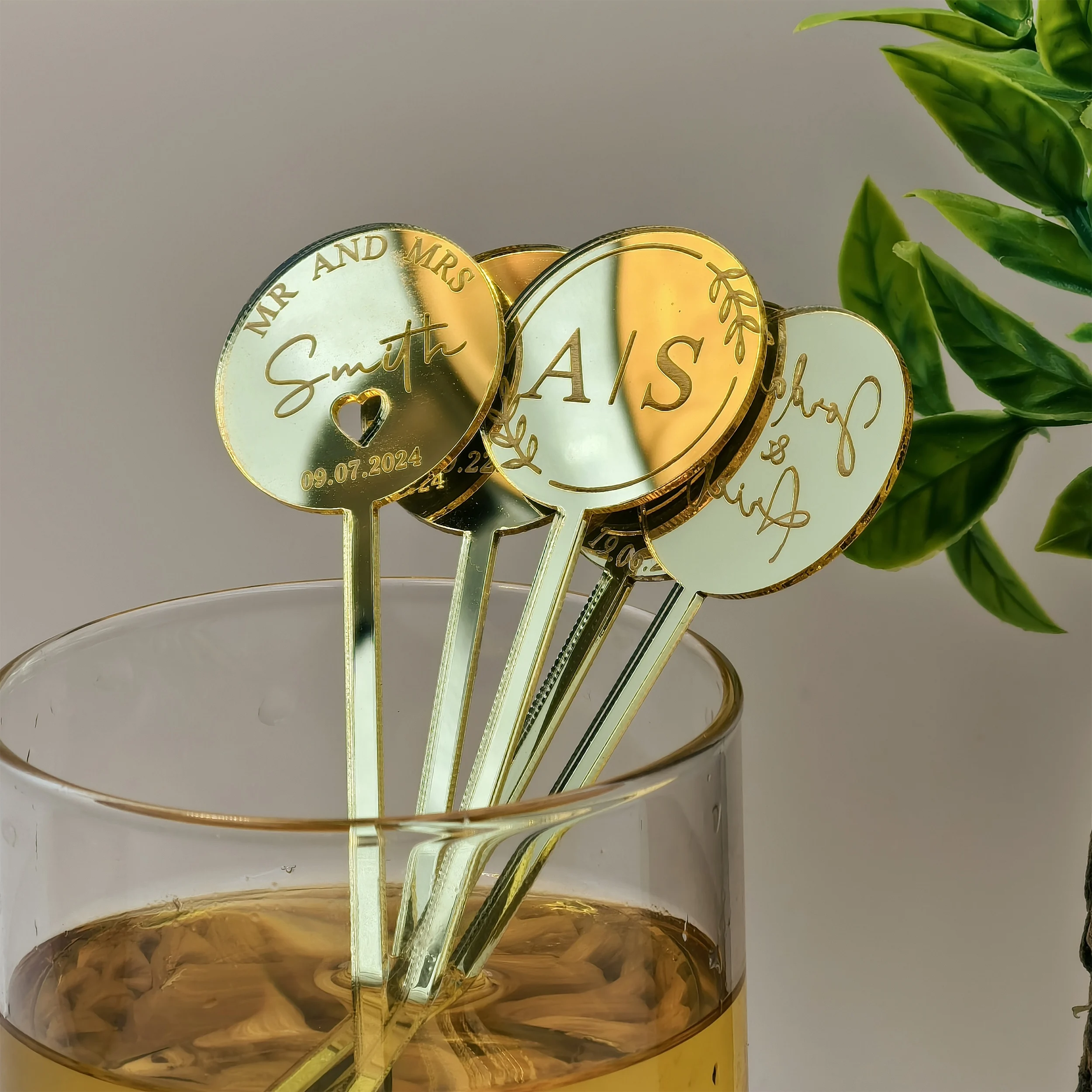 30/50/100pcs Personalised Wedding Drink Stirrers Bachelorette Party Cocktail Stirrer Baby Shower Swizzle Decorations
30/50/100pcs Personalised Wedding Drink Stirrers Bachelorette Party Cocktail Stirrer Baby Shower Swizzle Decorations
