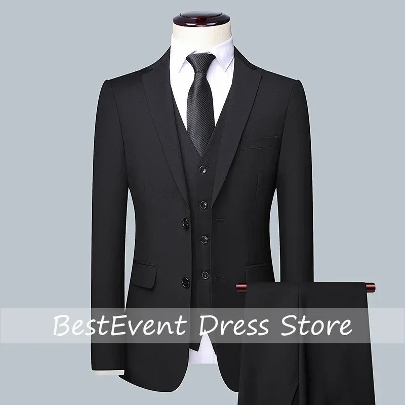 Men's Solid Color Business Suit 2026 High Quality Fashion Banquet Wedding Trend Groom Best Man Customized
Men's Solid Color Business Suit 2026 High Quality Fashion Banquet Wedding Trend Groom Best Man Customized