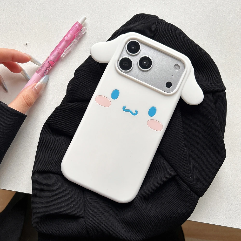 3D Stereoscopic Cute Cartoon Sanrio Cinnamoroll Phone Case For iPhone 17 16 15 14 Pro 13 Pro Max Anti-drop Soft Silicone Cover
3D Stereoscopic Cute Cartoon Sanrio Cinnamoroll Phone Case For iPhone 17 16 15 14 Pro 13 Pro Max Anti-drop Soft Silicone Cover