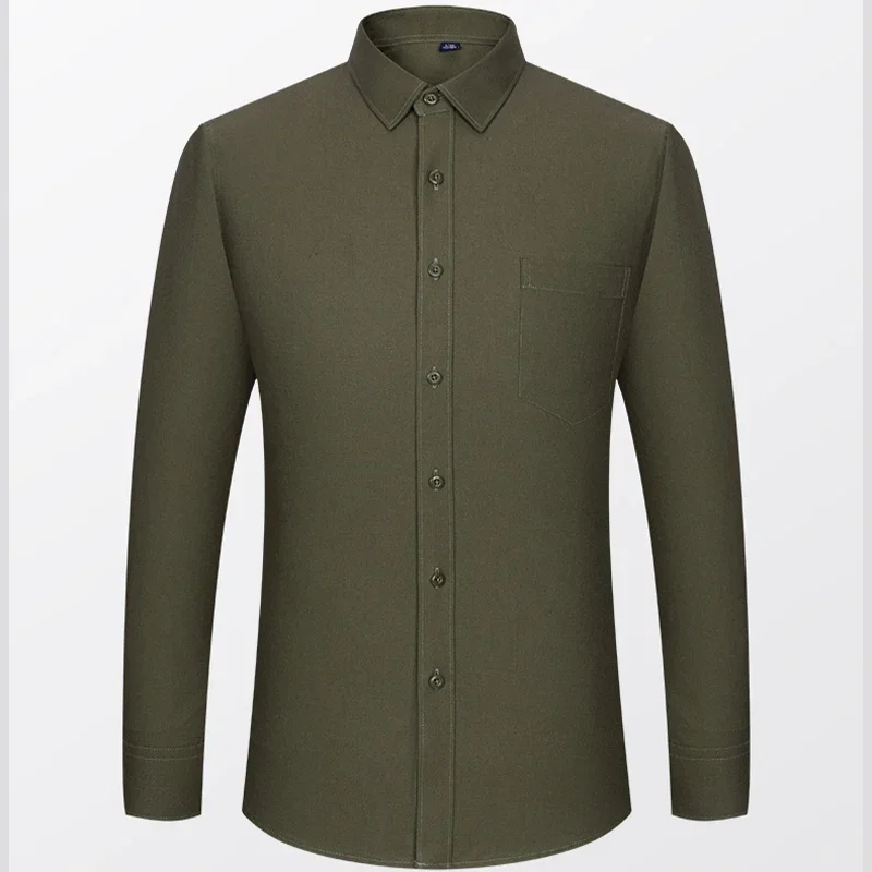 Men's new solid color anti-wrinkle shirt long sleeve casual formal shirt men's slim fit office business shirt with pockets
Men's new solid color anti-wrinkle shirt long sleeve casual formal shirt men's slim fit office business shirt with pockets