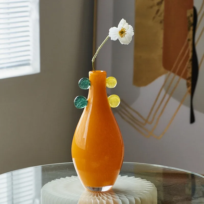 Medieval style handmade ears gradual change big belly small mouth vase high sense soft home decoration
Medieval style handmade ears gradual change big belly small mouth vase high sense soft home decoration