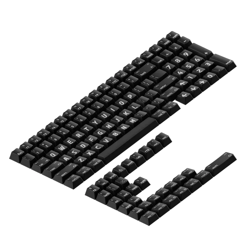 Original height pc oil injection laser engraving black transparent metal mechanical keycap small full set suitable for high axis
Original height pc oil injection laser engraving black transparent metal mechanical keycap small full set suitable for high axis