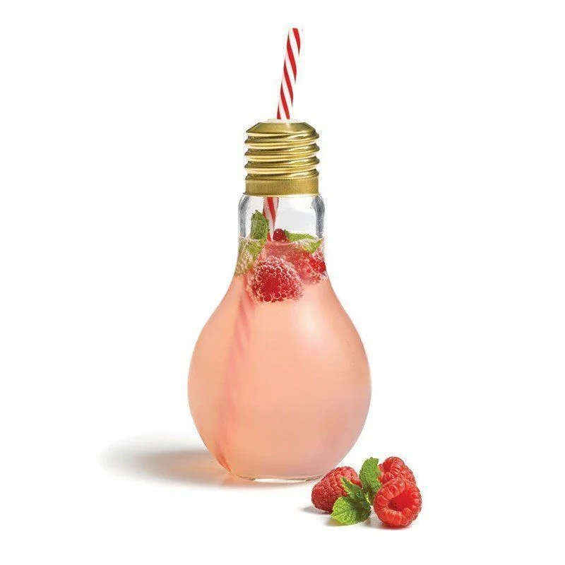 1pc Creative Bulb Fashion Cute Milk Juice Light Bulb Shape Cup 100/200/300/400/500ml Party Plastic Bottle Bar Accessories
1pc Creative Bulb Fashion Cute Milk Juice Light Bulb Shape Cup 100/200/300/400/500ml Party Plastic Bottle Bar Accessories