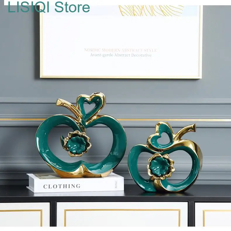 New Creative Ceramic Handicraft Ornaments Apple Love Flowers Silver Simulation Fruit Abstract Hollow Modern Home Decoration
New Creative Ceramic Handicraft Ornaments Apple Love Flowers Silver Simulation Fruit Abstract Hollow Modern Home Decoration