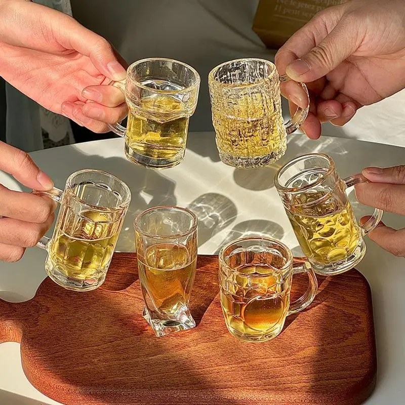 Creative Drinking Cup Thousand Cups Not Drunk Special Small Wine Cup for Par And Gathering Transparent Glass Cup
Creative Drinking Cup Thousand Cups Not Drunk Special Small Wine Cup for Par And Gathering Transparent Glass Cup