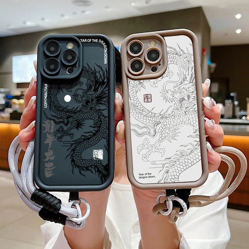 Luxury Dragon Totem Silicone Lanyard Rope Case For Samsung Galaxy S24 S23 S22 S21 Ultra Plus FE A52 A32 A53 A13 A33 A52 Cover
Luxury Dragon Totem Silicone Lanyard Rope Case For Samsung Galaxy S24 S23 S22 S21 Ultra Plus FE A52 A32 A53 A13 A33 A52 Cover
