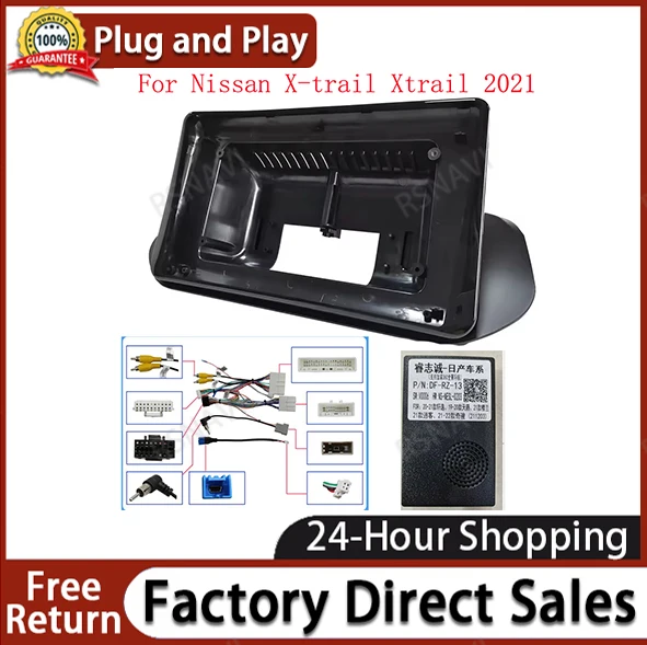 Car Radio Fascias Frame For Nissan X-trail Xtrail 2021 10 inch 2DIN Stereo Panel Wiring Harness Power Cord Cable Canbus Decoder
Car Radio Fascias Frame For Nissan X-trail Xtrail 2021 10 inch 2DIN Stereo Panel Wiring Harness Power Cord Cable Canbus Decoder