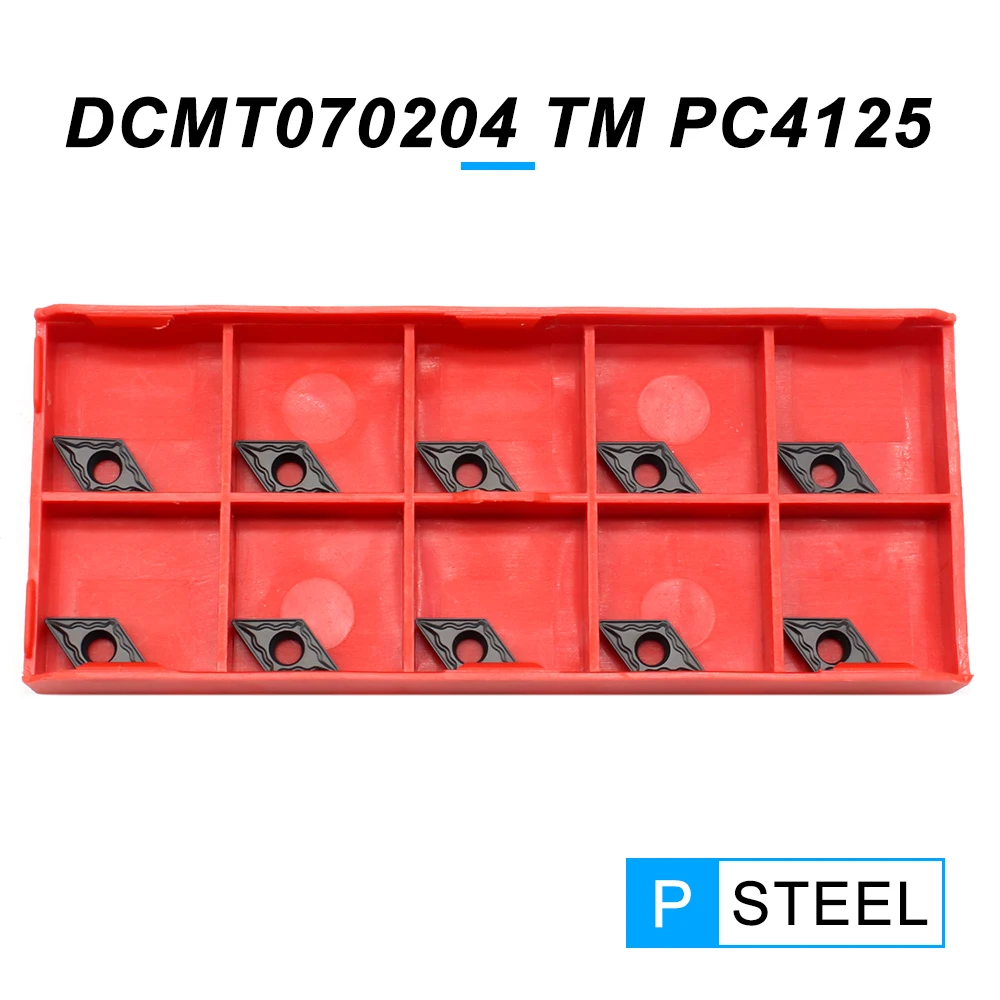 Твердосплавные пластины DCMT070204 TM PC4125, токарный инструмент DCMT 070204, вольфрамовые карбидные лезвия, токарные станки с ЧПУ, инструменты для стали
Твердосплавные пластины DCMT070204 TM PC4125, токарный инструмент DCMT 070204, вольфрамовые карбидные лезвия, токарные станки с ЧПУ, инструменты для стали