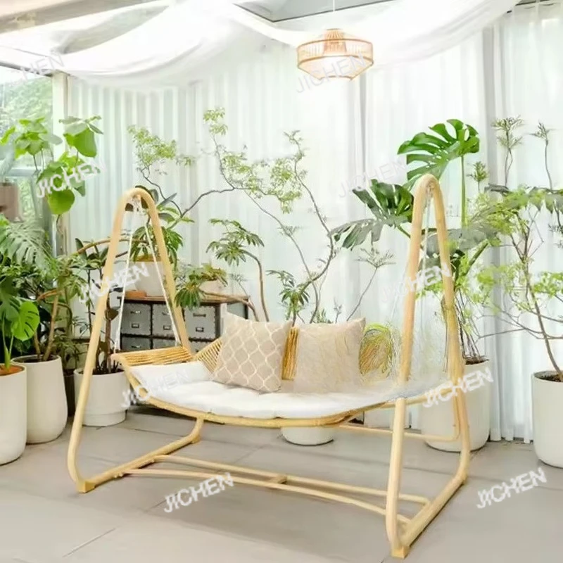 JC All-Weather Large Wicker Rattan Hanging Chair Swing with Steel Frame Set Outdoor Furniture Hammock
JC All-Weather Large Wicker Rattan Hanging Chair Swing with Steel Frame Set Outdoor Furniture Hammock