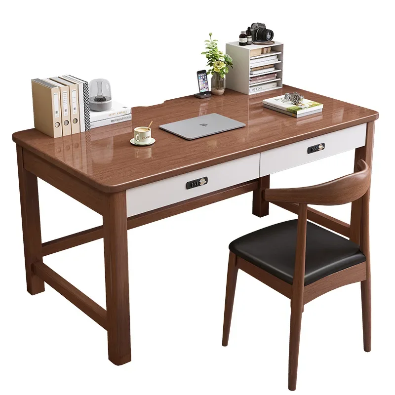 Стол из цельного дерева с выдвижным кодовым замком для взрослых, простой домашний студенческий письменный стол для спальни, компьютерный стол
Стол из цельного дерева с выдвижным кодовым замком для взрослых, простой домашний студенческий письменный стол для спальни, компьютерный стол