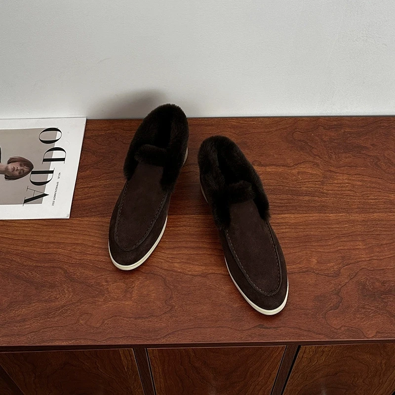 Snow Boots Women High Quality Fur Boots Wool Strips Warm Women's Shoe Fashionable Luxury Genuine Leather Ankle boot Winter Woman
Snow Boots Women High Quality Fur Boots Wool Strips Warm Women's Shoe Fashionable Luxury Genuine Leather Ankle boot Winter Woman