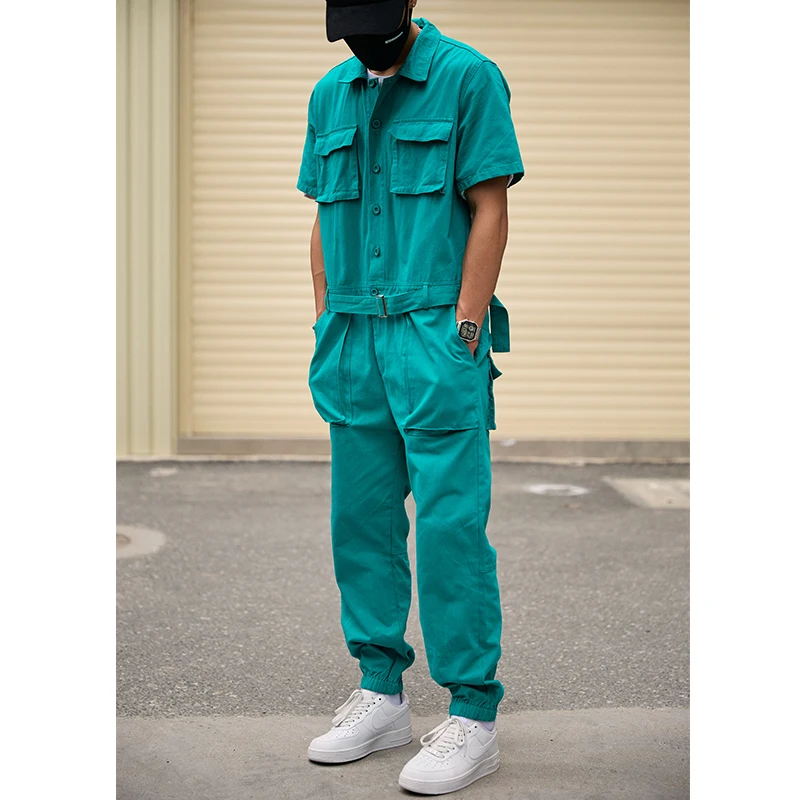 Summer ort Sve Onesie Set for Couples Men Women Leisure Performance Suit Long Pants een Color Youth Faion Set
Summer ort Sve Onesie Set for Couples Men Women Leisure Performance Suit Long Pants een Color Youth Faion Set