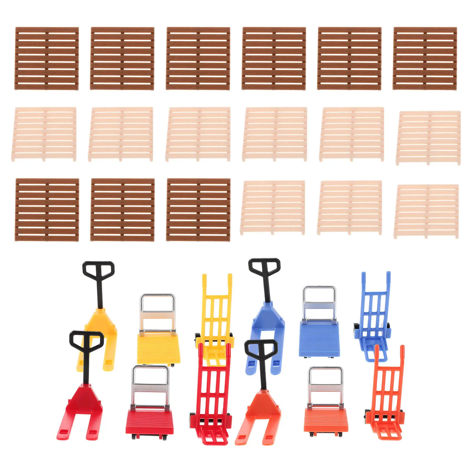 36Pcs Mini Pallet Jack Forklift Cart Set Realistic Plastic Small Hand Truck Simulation Educational Desk Decoration
36Pcs Mini Pallet Jack Forklift Cart Set Realistic Plastic Small Hand Truck Simulation Educational Desk Decoration