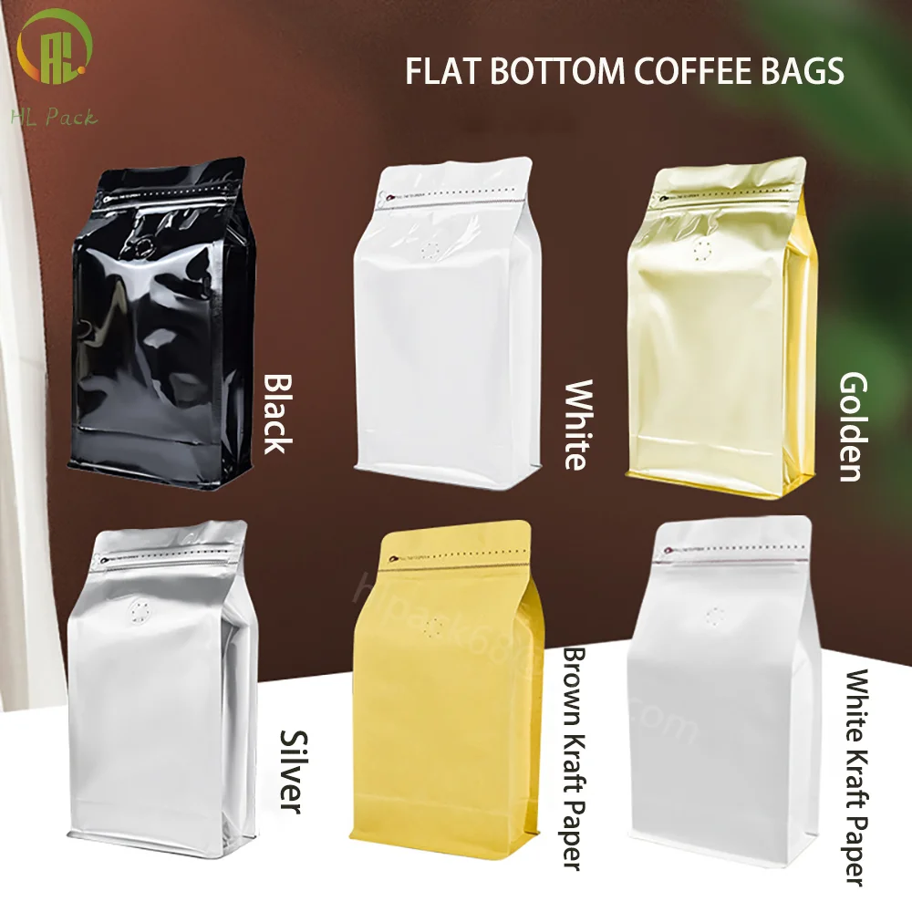 50Pcs Storage Coffee Beans Bags Valve Aluminum Foil Ziplock Pouch Reusable Smell Proof for Powder Nuts Food Resealable Packaging
50Pcs Storage Coffee Beans Bags Valve Aluminum Foil Ziplock Pouch Reusable Smell Proof for Powder Nuts Food Resealable Packaging