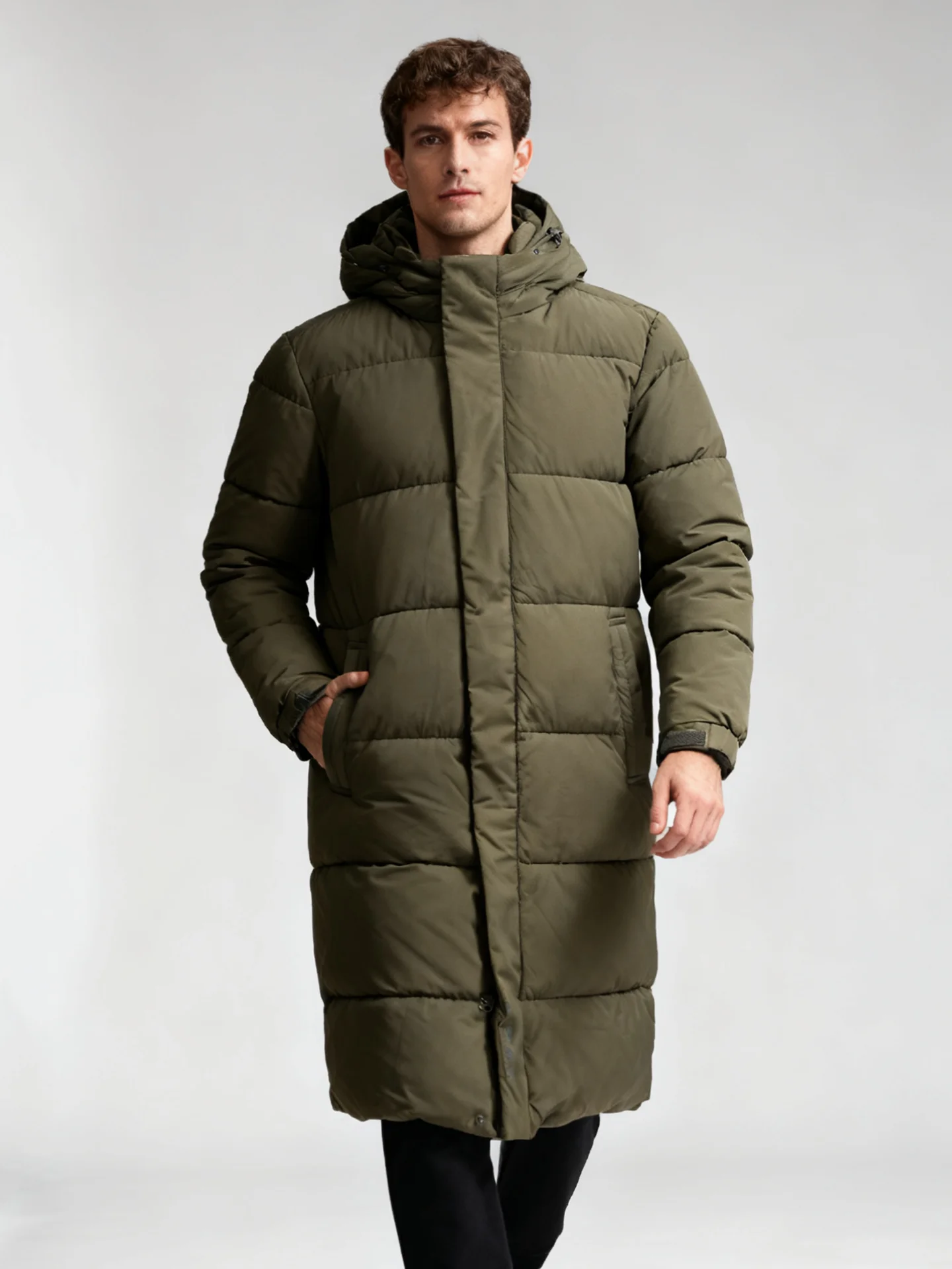 Thickened Winter Cotton Jacket Men's Long Anti-Wind Waterproof Cotton Clothes Standard Edition Polyester Fiber Filled Coat
Thickened Winter Cotton Jacket Men's Long Anti-Wind Waterproof Cotton Clothes Standard Edition Polyester Fiber Filled Coat