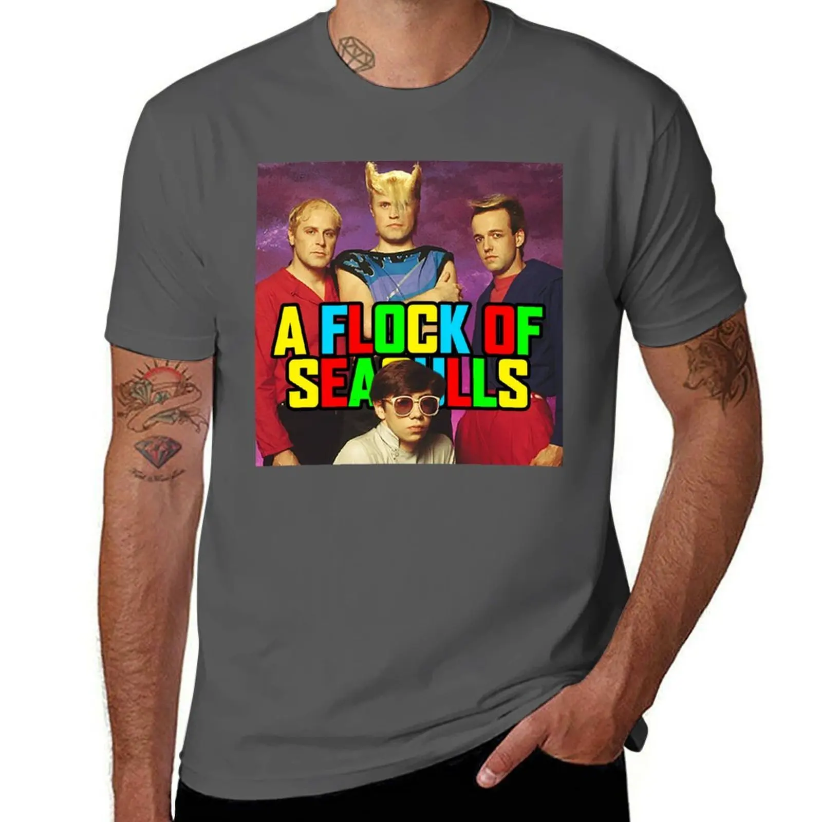 A Flock of Seagulls T-Shirt Stain Resistant Casual Tee
A Flock of Seagulls T-Shirt Stain Resistant Casual Tee
