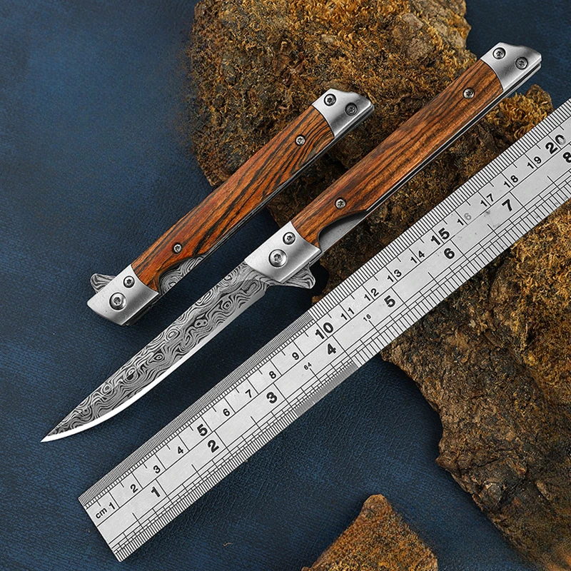 Wooden Handle Outdoor Folding Knife Slender Delicate Mini Self Defense Portable Fruit Knife Cool Edc Multitool Pocket Knife
Wooden Handle Outdoor Folding Knife Slender Delicate Mini Self Defense Portable Fruit Knife Cool Edc Multitool Pocket Knife