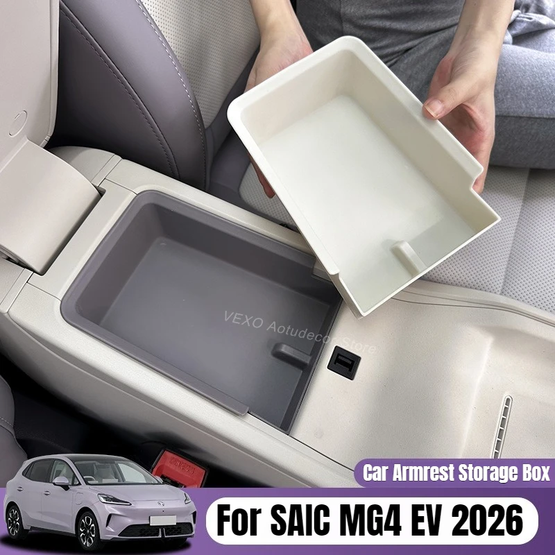 Car Armrest Storage Box Organizer Tray for MG4 EV 2026 Under Center Console Storage Case Electric Vehicle Interior Accessories
Car Armrest Storage Box Organizer Tray for MG4 EV 2026 Under Center Console Storage Case Electric Vehicle Interior Accessories